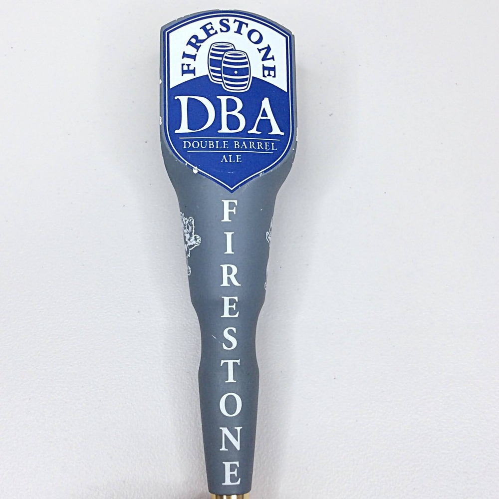 Firestone Brewing DBA Double Barrel‎ Ale Beer Tap Handle Blue 11" Tall